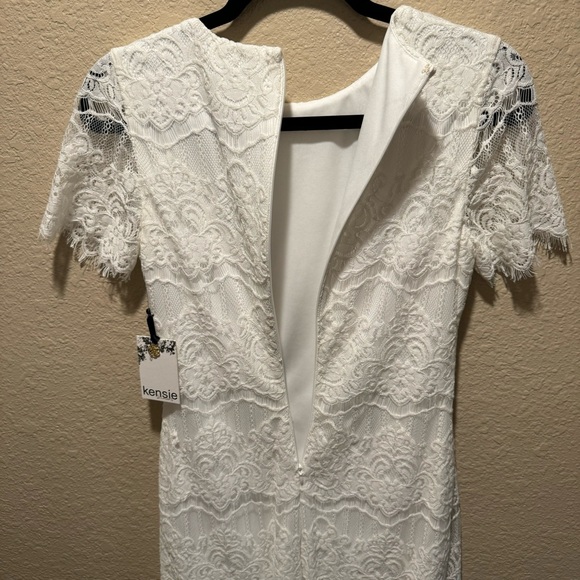 NEW NWT Kensie White Lace High Neck Dress size 4 - Picture 7 of 7